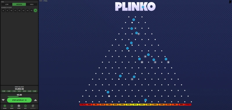 Juego de Plinko