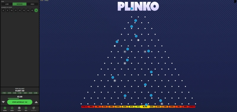 Juego de Plinko